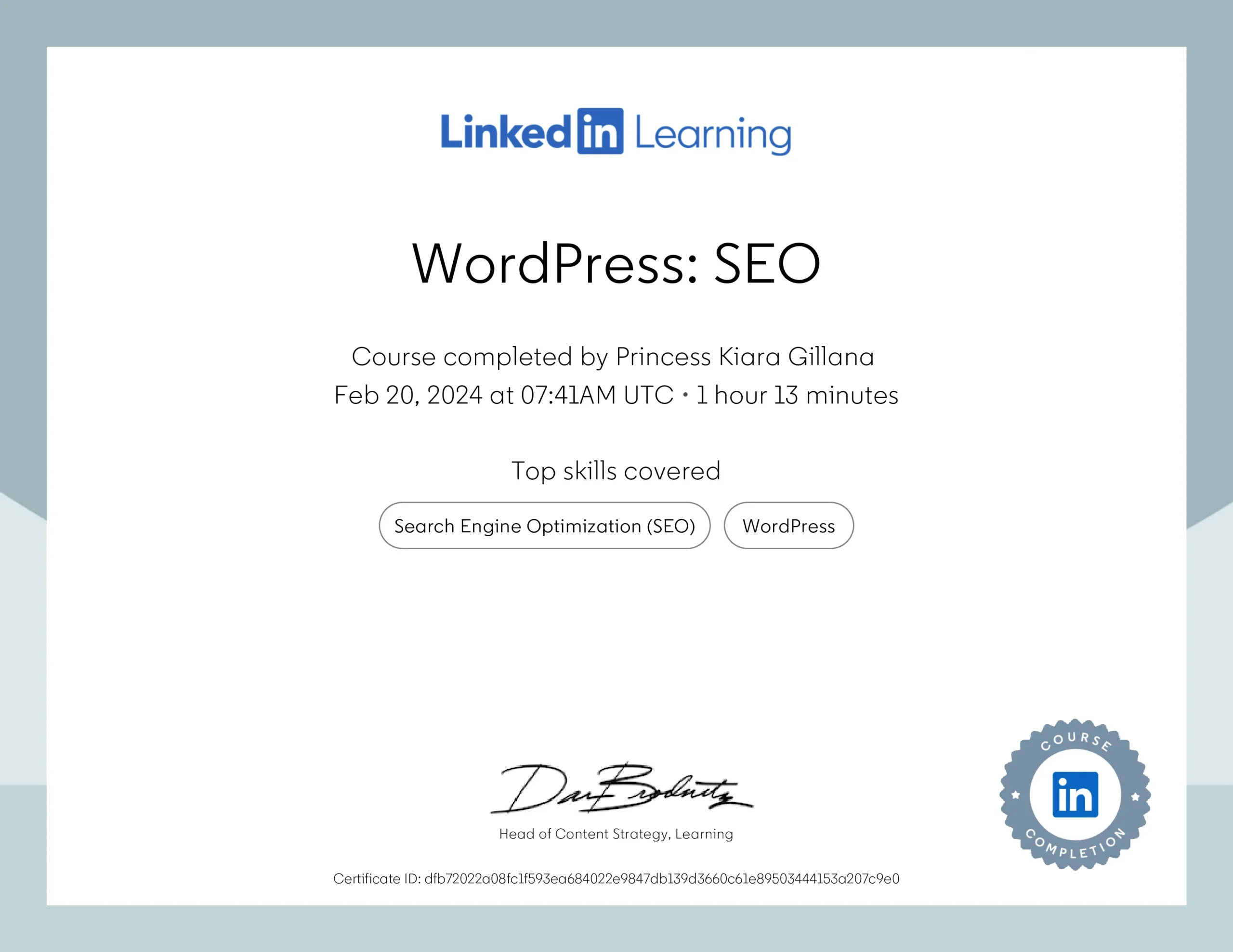 SEO Certificate